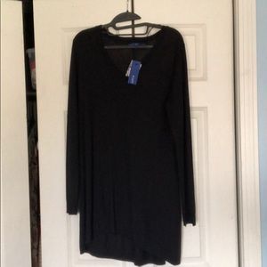 Apt9 Long Sleeve black sweater dress